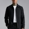 Plain Smart Harrington Black -Boohoo man shop unnamed file 107