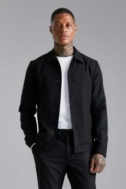 Plain Smart Harrington Black