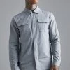 Seersucker Utility Lightweight Overshirt Grey -Boohoo man shop unnamed file 114