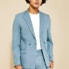 TEAL RELAXED SUIT JACKET AND TROUSERS Teal