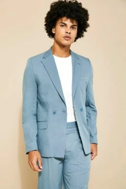 TEAL RELAXED SUIT JACKET AND TROUSERS Teal