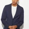 Skinny Single Breasted Suit Jacket Navy -Boohoo man shop unnamed file 262