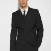 Tall Skinny Single Breasted Suit Jacket Black -Boohoo man shop unnamed file 286