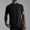 Slim Fit Luxe T Shirt Black -Boohoo man shop unnamed file 32