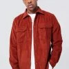 Cord Overshirt Rust