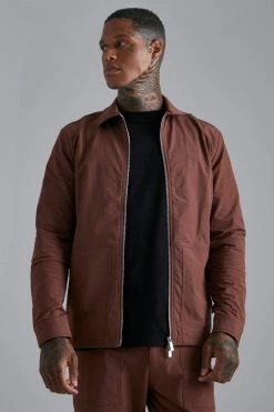Nylon Technical Jacket Dark Mauve