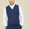 Super Skinny Waistcoat Navy