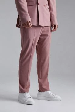 Tall Slim Suit Trousers Light Pink
