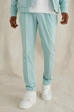 Blue Plain Boxy Oversized Suit Blue -Boohoo man shop unnamed file 383