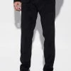 SLIM CORD SUIT JACKET AND TROUSER Black -Boohoo man shop unnamed file 502