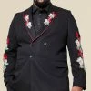 Plus Black Skinny Floral Suit Black -Boohoo man shop unnamed file 541