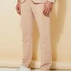 BEIGE JERSEY SLIM SUIT JACKET AND TROUSERS Beige -Boohoo man shop unnamed file 548