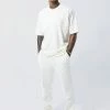 Heavyweight Embossed New York Baseball Tracksuit Ecru -Boohoo man shop unnamed file 561