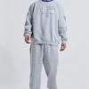 Tall Baggy Fit Ltd Edition Sweat Tracksuit Grey Marl