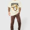 Oversized Snake Dice T-shirt & Tricot Jogger Sand -Boohoo man shop unnamed file 566