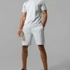 Man Active Reflective Detail Short Set Grey Marl -Boohoo man shop unnamed file 585