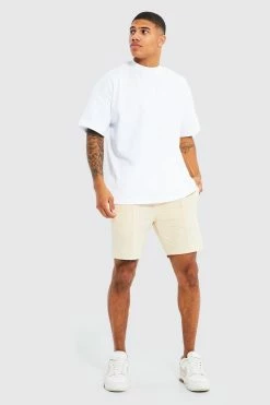 Heavyweight T-shirt And Woven Short Set Sand