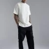 Oversized Heavyweight T-shirt And Cargo Set Black