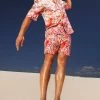 Drop Revere Slub Palm Shirt And Shorts Pale Pink -Boohoo man shop unnamed file 78